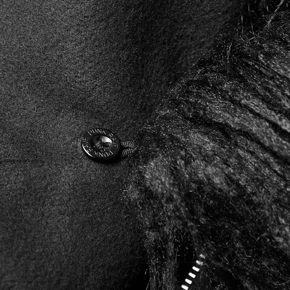 
OPY-379 PUNK RAVE women short mink coat Handsome short collar coat with collar 