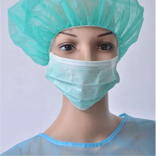 High Quality Wholesale Disposable Non-woven Bouffant hat