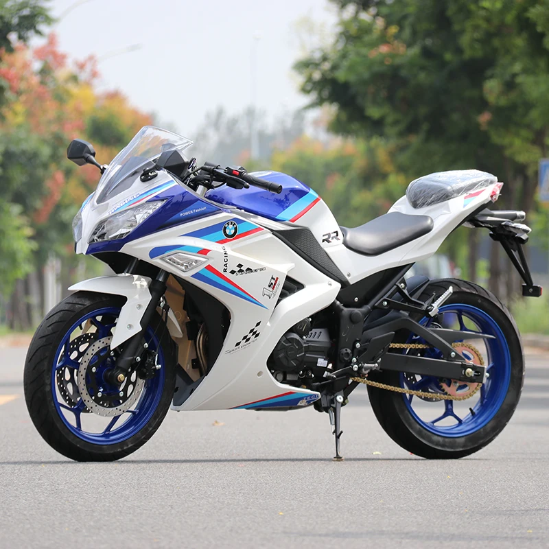 Popular Chinese Automatic Adult  motorcycle double-cylinder 400cc fast racing motorcycle sportbikes