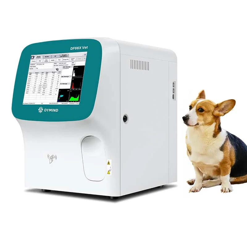 Dymind DF66X Vet with CRP Auto 5 part Hematology Analyzer Blood Cell Counter Analyzer CBC Test Blood Analyzer Machine