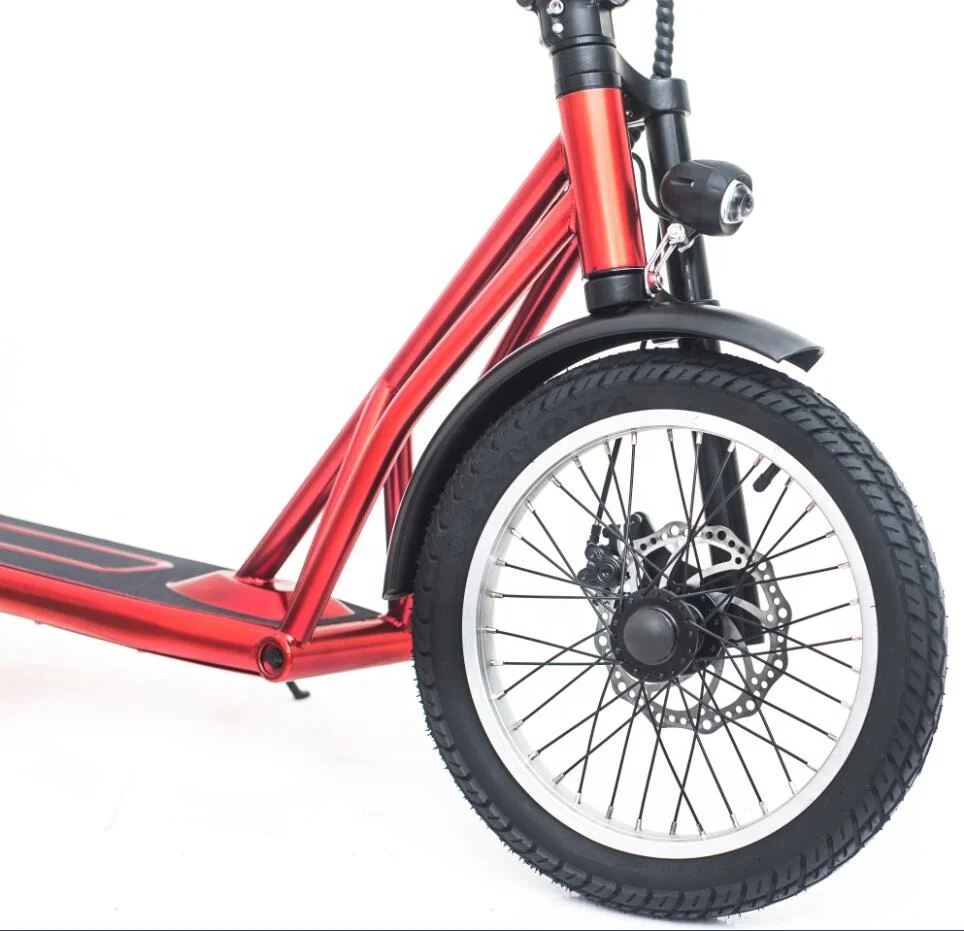 Good After-sales Service 16 Inch 36V 10Ah 350W Brushless Motor Riding Off Road Electric Scooter for Adult