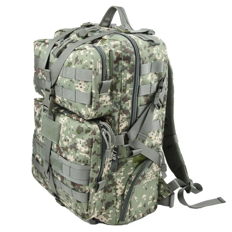 Outdoor Camouflage Double Shoulders Hiking Rucksack Backpack