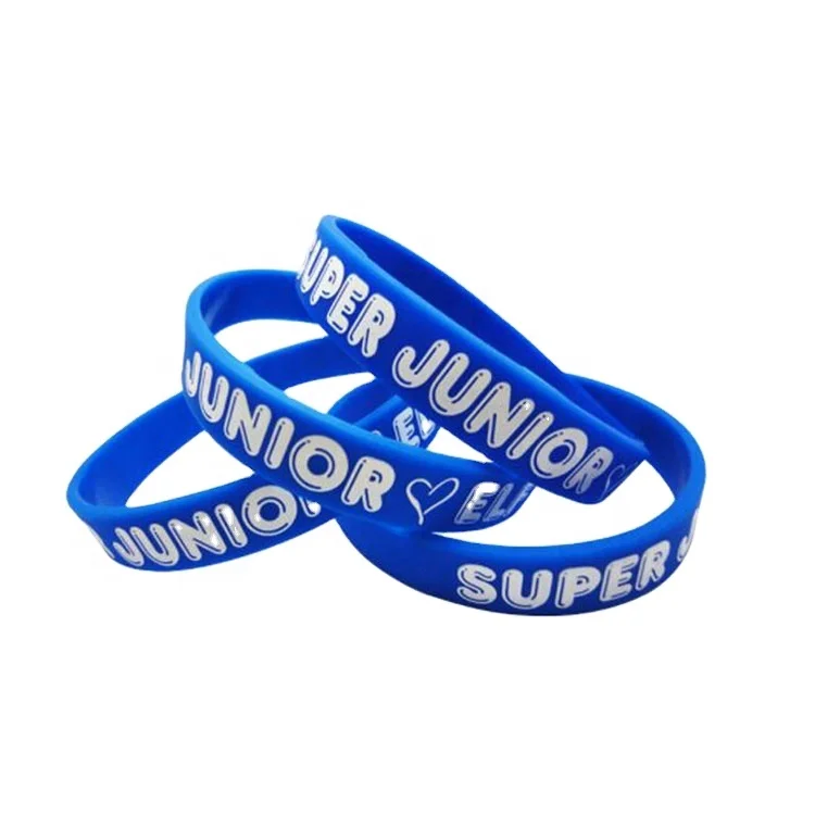 Custom Logo Silicone Wristband Rubber Wrist Bands