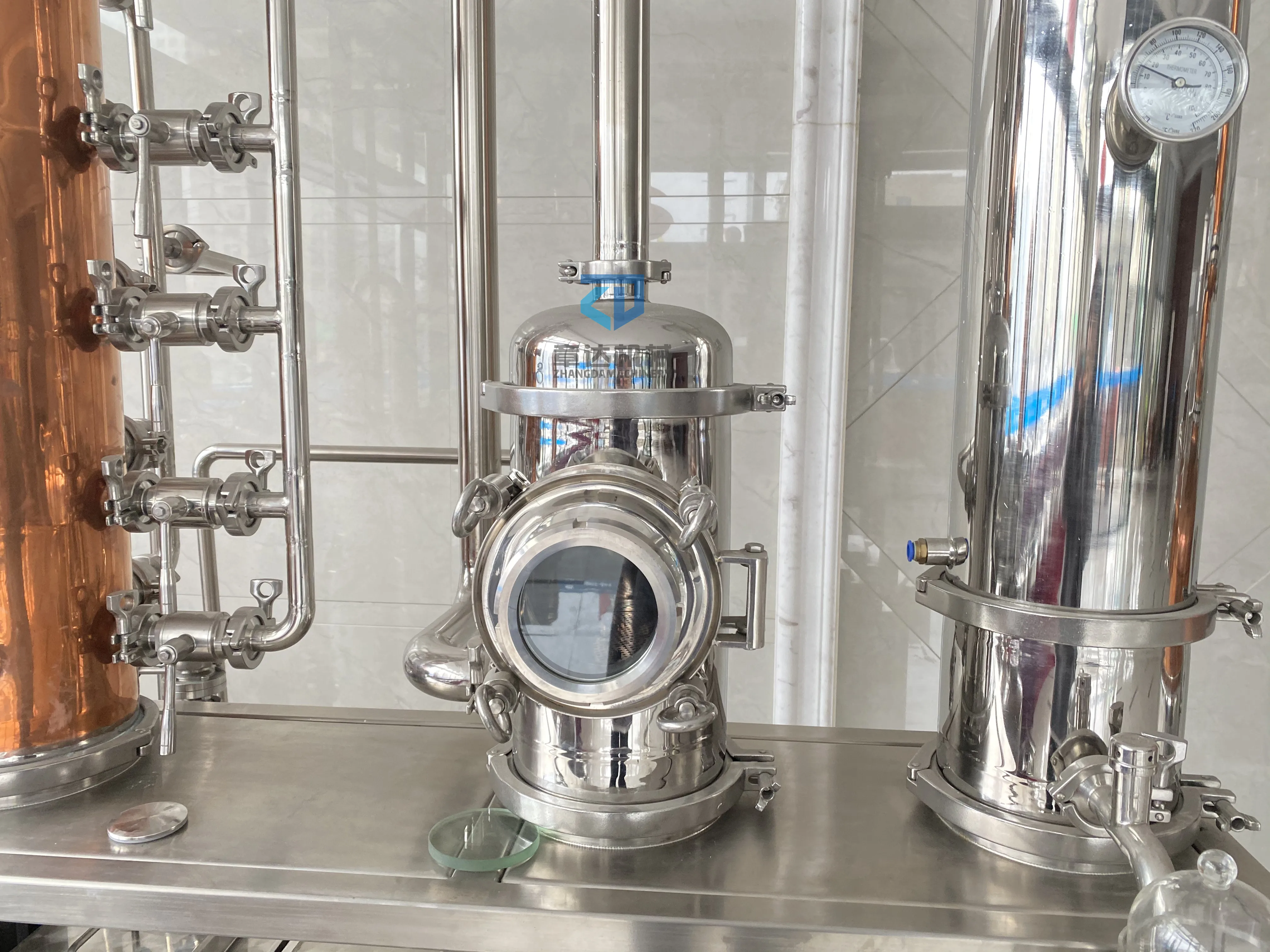 Дистиллятор для виски из красной меди alembic moonshine оборудование дистилляции Джина/спирта/этанола 200 л 500