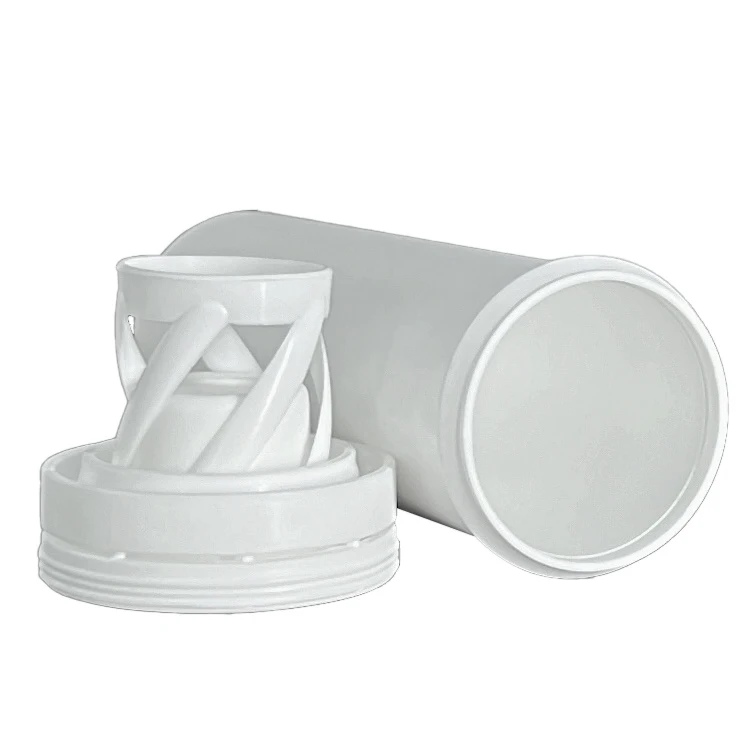 55ml 60ml 70ml Effervescent tablet tube test paper packaging bottle with desiccant Effervescent Tablet Bottle