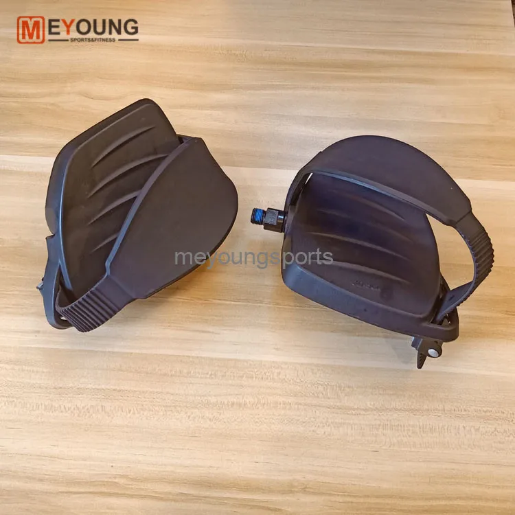 
Sealed Bearing Exercise Bike Pedals With Straps Fitness Equipment Spare Parts JD-36A 