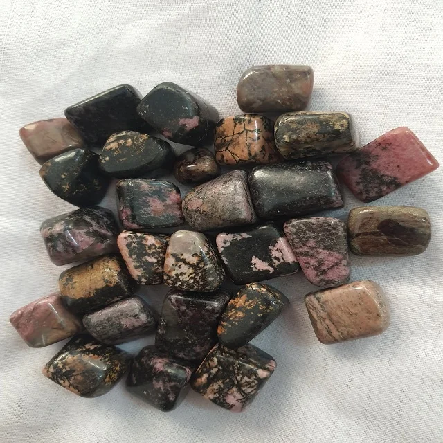  Родонит полированный барабан/Кристалл Рейки/чакра/Исцеление/медитация/оргонит/Маятники