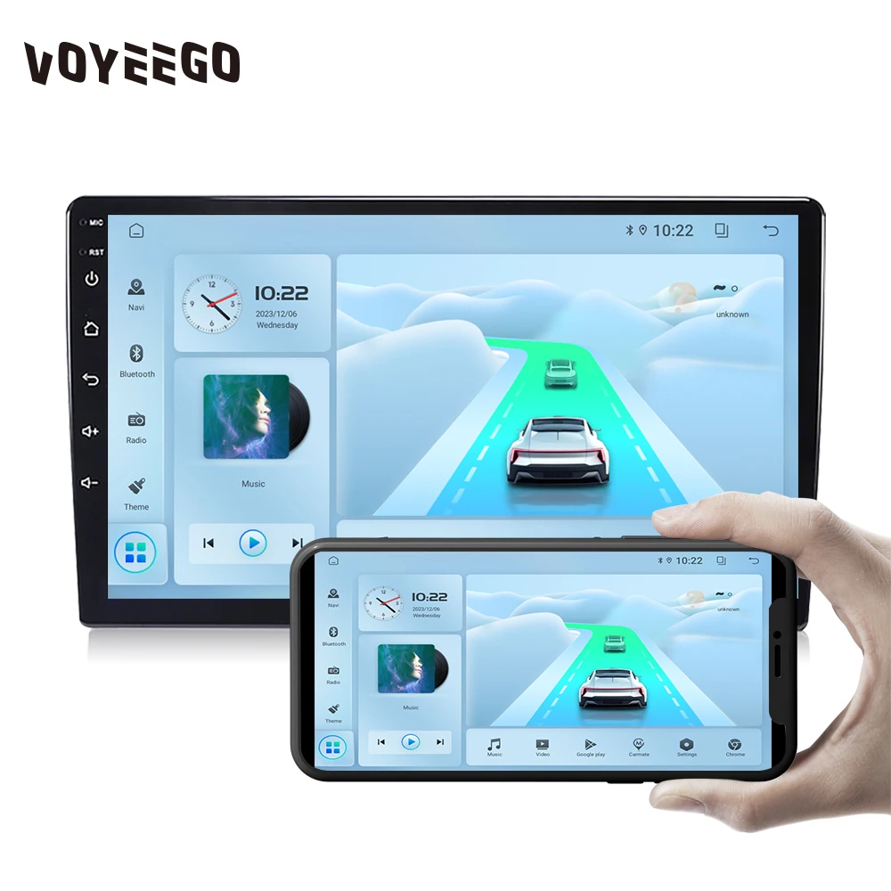 Voyeego Car DVD Player  9/10 Inch Custom Cheap Good Price Car Touch Screen Dashboard GPS Stereo Radio Navigation System Audio