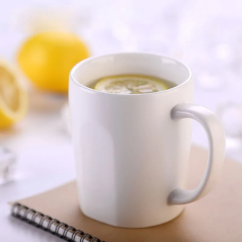 2024 new design 12oz 3A quality Hot sell Advertising Gifts custom print logo blank white black Ceramic milk Coffee mugs with bam