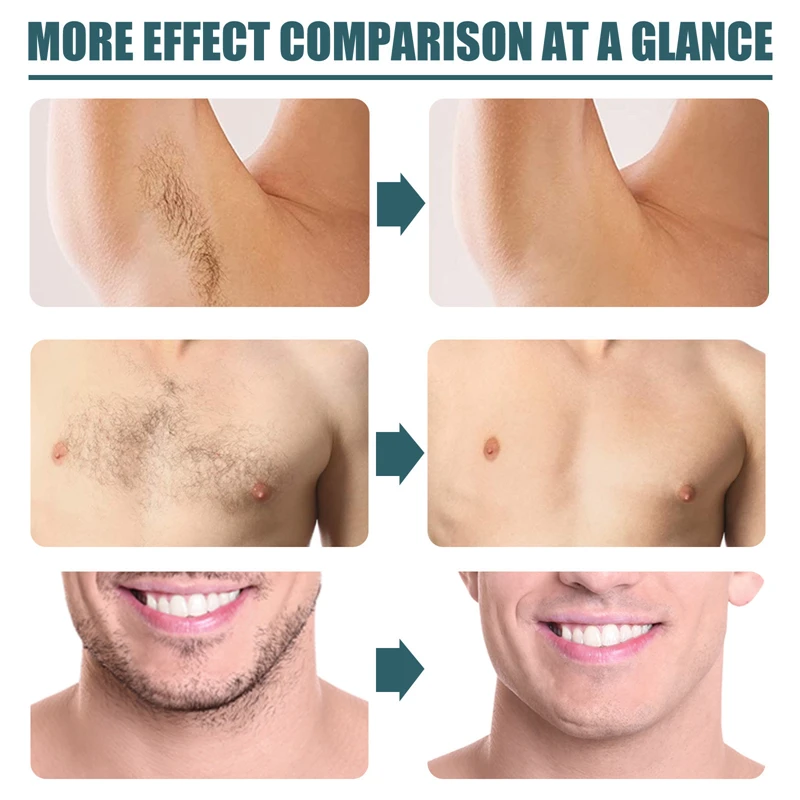 New Privacy Men Hair Removal Cream Mild Non Irritating Facial Beard Armpit Leg Chest Hairs Clean Skin Nourishes Repair Skin Care