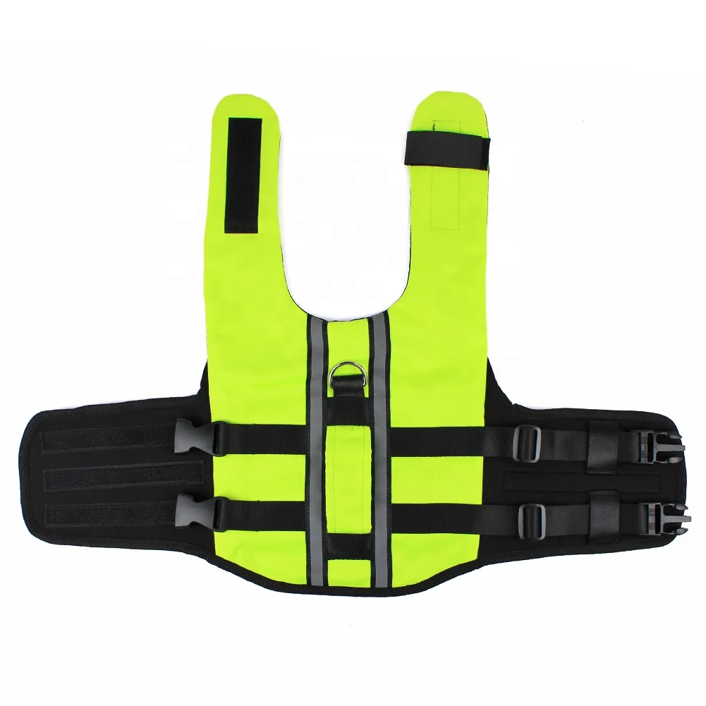 Dog Life Jacket Portable Pet Life Vest Jacket Built-in Inflatable Air Bag Adjustable Swimming Suit For Pets Dogs