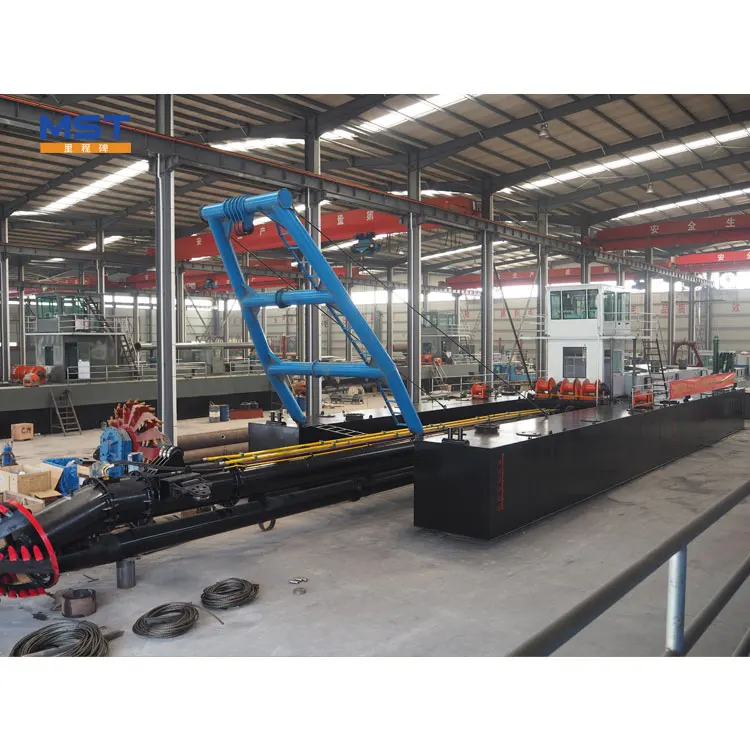 Small River Boat Dredger Pump Cutter Suction Self Propelled Cutter Suction Dredger Sale