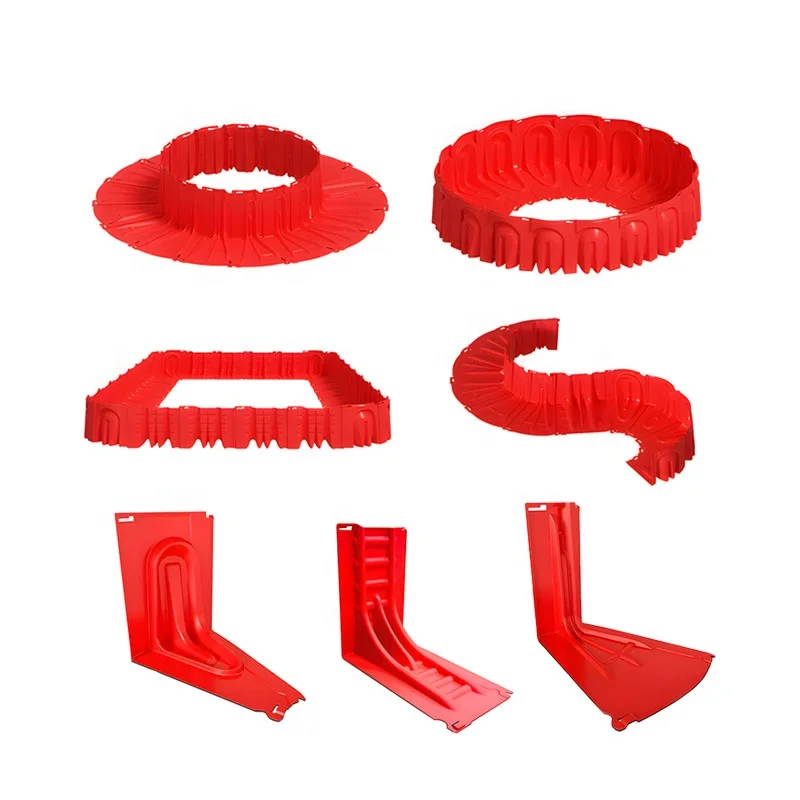 Waterproof ABS Flood-plastic-barrier 50 75cm Garage Door Removable Water Flood Protection Barrier L Shaped Plastic Flood Barrier