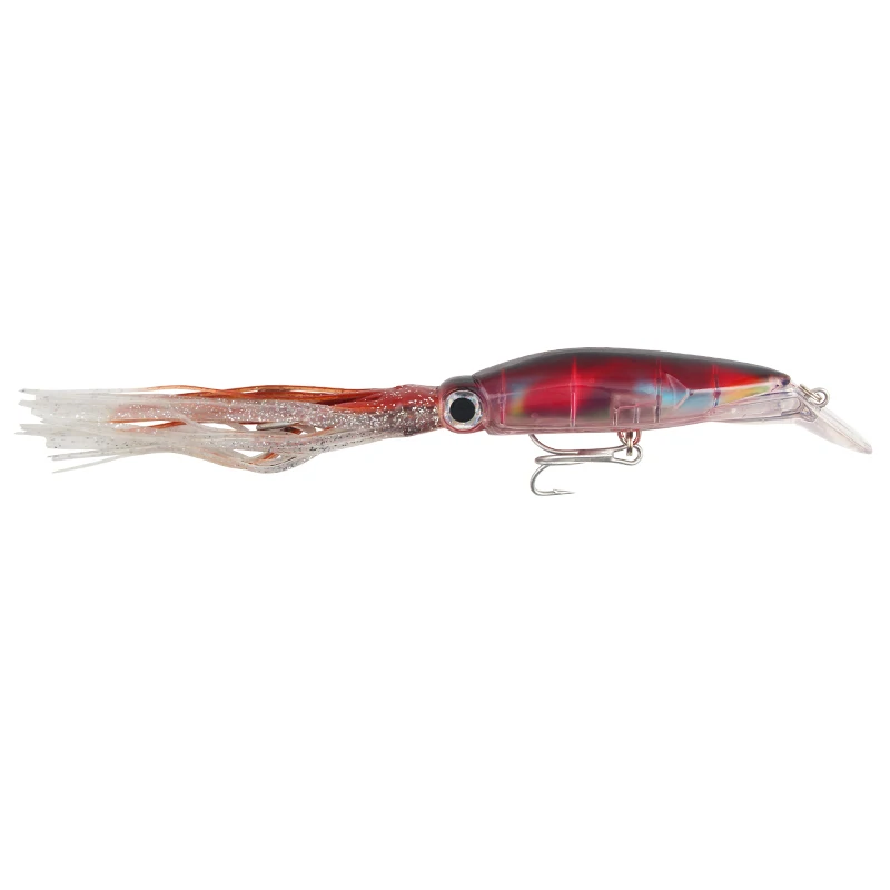 fishing lure sinking color skirt squid bait 23cm/38g  Artificial bait hard fishing bait