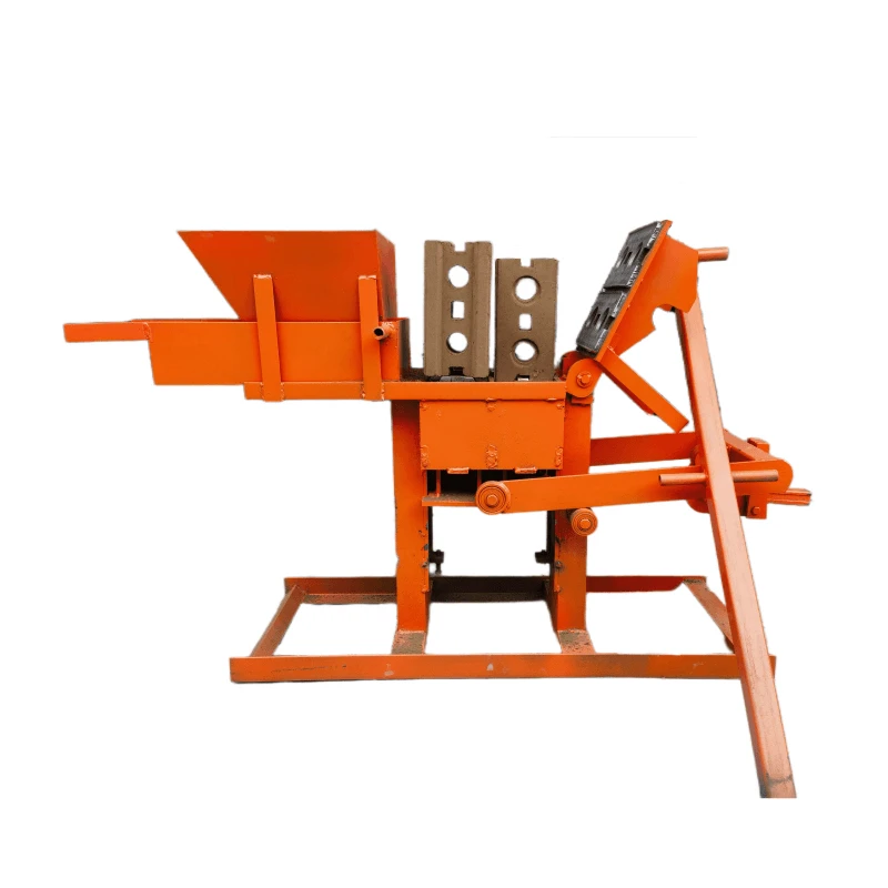 FL2-40 Interlocking clay mud ground stabilized soil brick making machine compressed earth block machine for sale