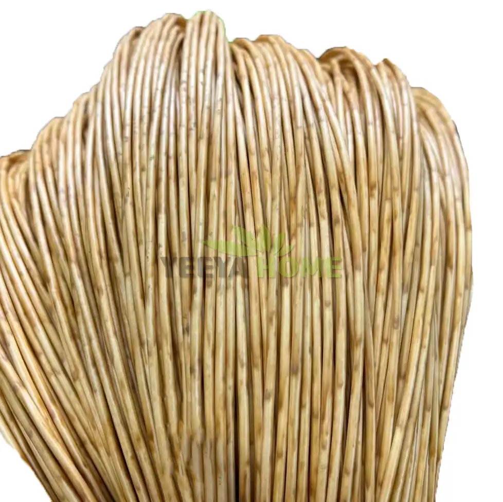 Red Green Blue Synthetic Plastic PE Rattan Weaving Material Strips for Outdoor Furniture Chair Decor