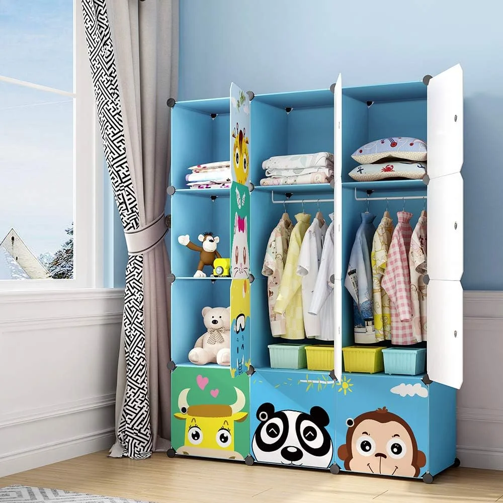 Baby Girl and Kids Closet with Door