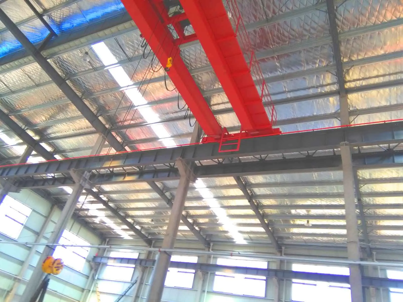 Customized hot sale double beam industry overhead crane 50ton 200ton Marble rtg crane monorail free standing crane