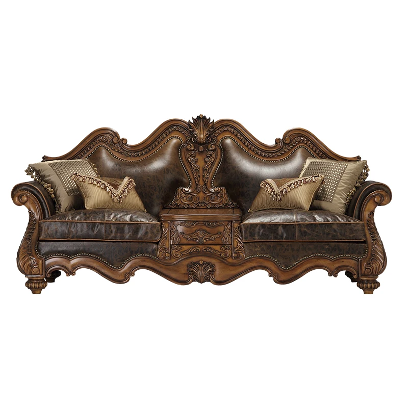 High Quality Chinese Furniture Antique Solid Wooden Carving Hotel Sofa Set Of Sofa For Living Room