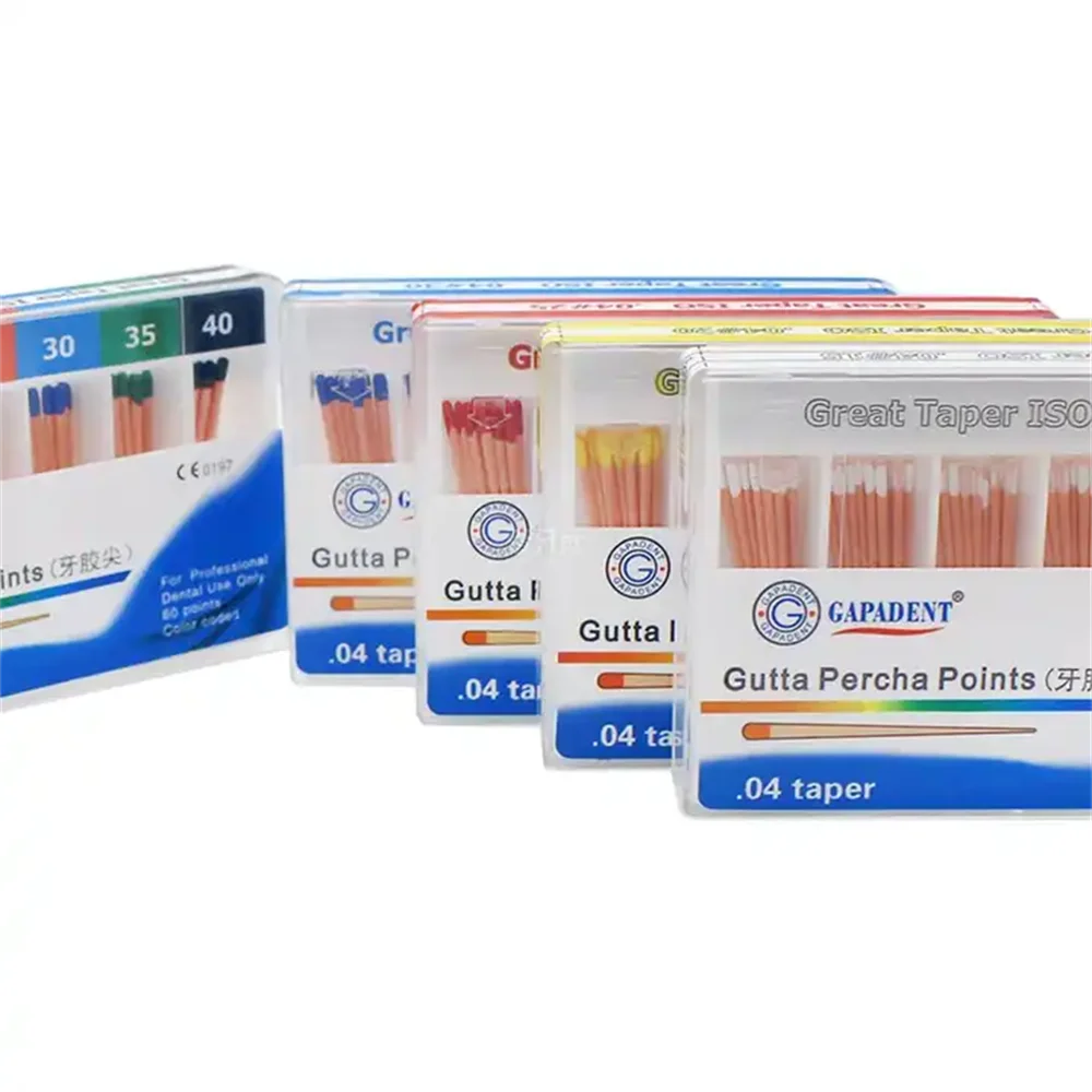 Dental material dental 02 04 06 Taper Dental Gutta Percha Points