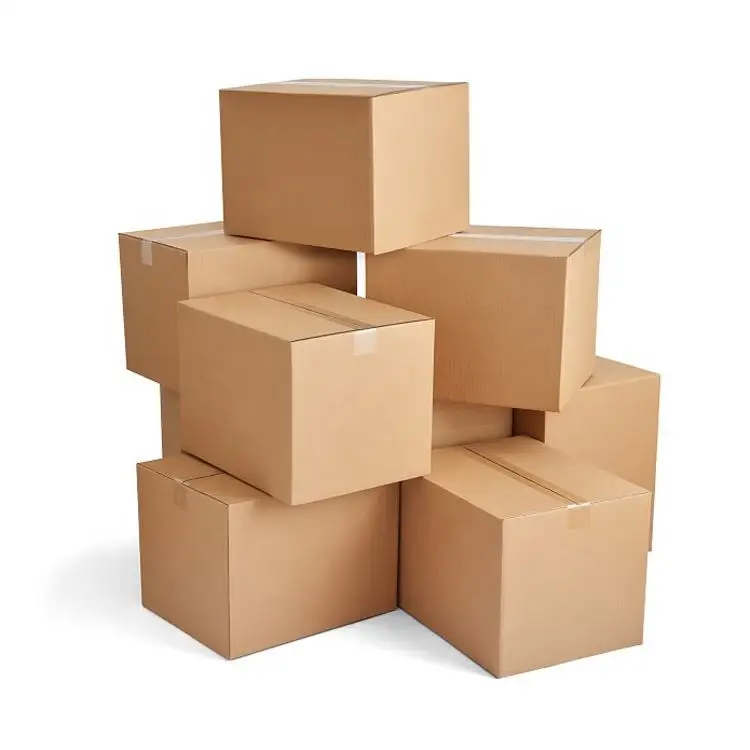 Custom logo corrugated paper shipping box house move cardboard big carton packing box