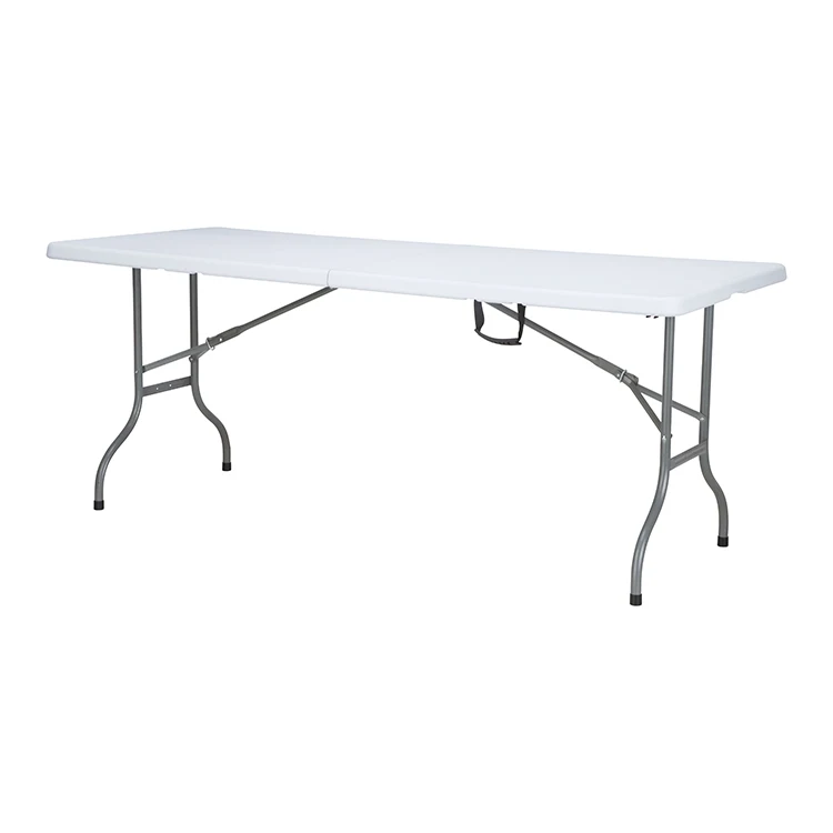 4 6 8 12 chairs children plastic foldable fold aluminum dining table set  with foldable chair party