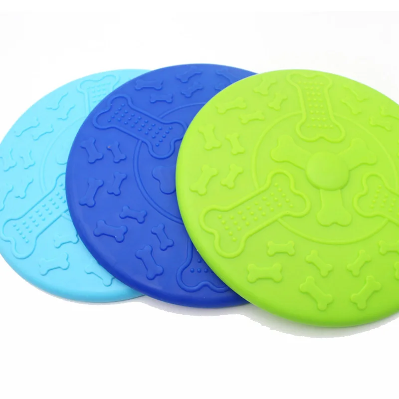 
2020 Hot Selling Pet Toy Safety Resistant Bite Dog Training Toys Outdoor Durable Flying Discs with Premium Quality 