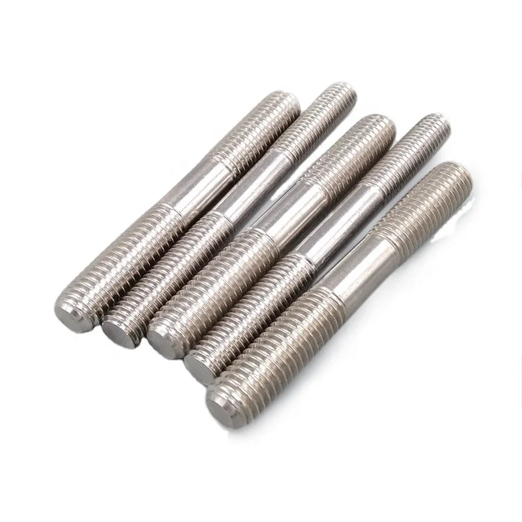 Double End Studs-Product Grade B For Pipe Flange Connection threaded rod Fastener Factory Direct Sale Stainless Steel