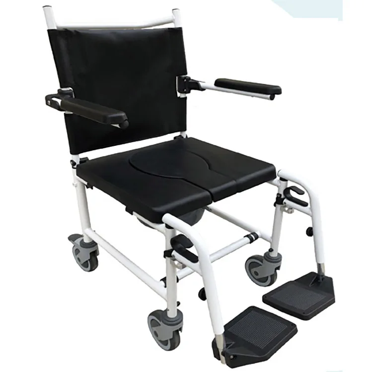Wholesale high quality manual wheelchair elderly and disabled bathroom shower toilet chair