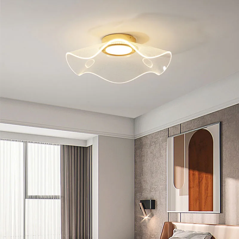 Hot Popular Nordic Hotel Hanging Cheap Price Decorative Bedroom Acrylic Bedroom Ceiling Mini Pendant Light