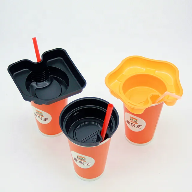 Chicken cube box disposable snack tray salad fruit tray plastic cup with tray lid share cup