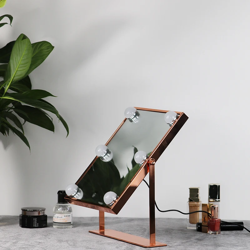 Hot Sale Factory Direct Personalized Led Bulb With Lights Vanity Light Up Illuminated Makeup Mirror