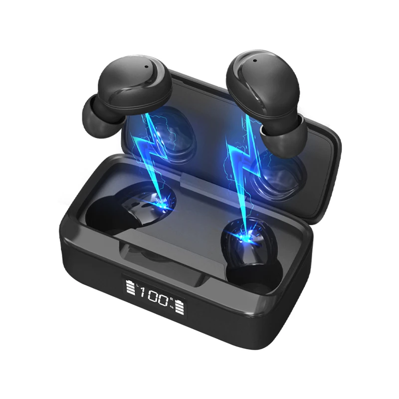 
2021 xy-10 earphone BT 5.0, tws earbuds ,bluetooth wireless headset,led power display ,handsfree touch,SKJ brand OEM China 