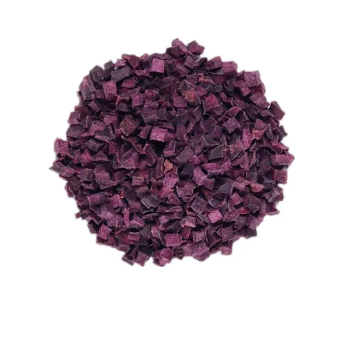 Best Quality New Crop food ingredients Dehydrated Purple Sweet Potato Cubes