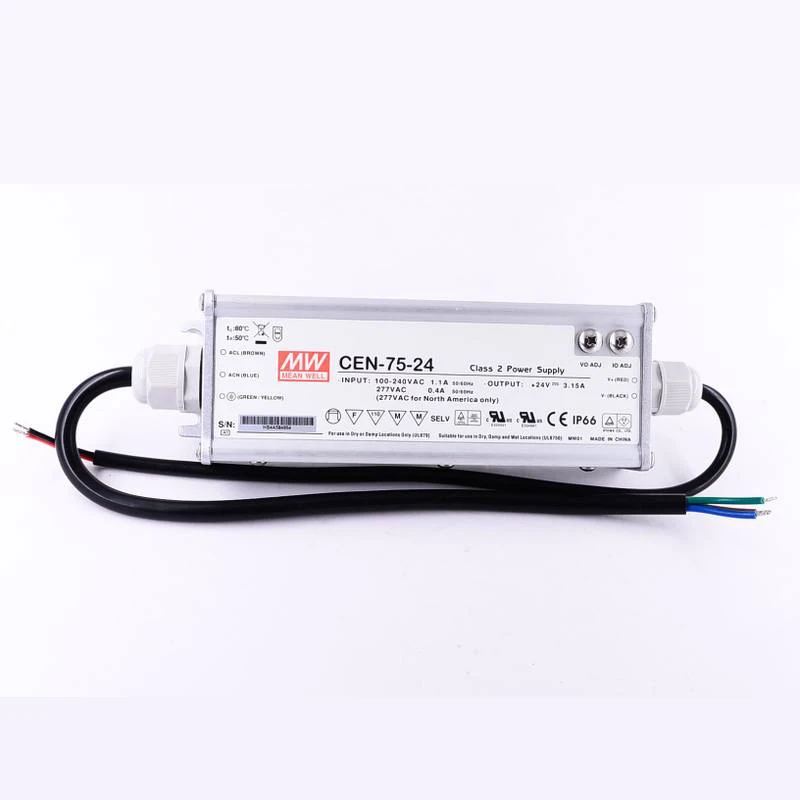 Meanwell CEN-75 Series 75W 24V 3.15A  Single Output LED Power Supply CEN-75-24 Model LED Driver