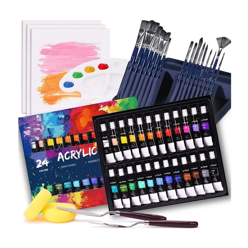 Набор акриловых красок 12 мл 22 мл, 24 шт.