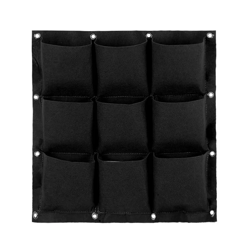 Hanging Garden Green Planter Grow Bag Eco Friendly Material Vertical Garden Felt Planters Pockets Grow Bags