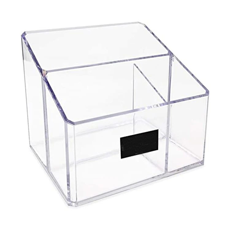 
Tabletop clear makeup rack display stand living room tansparent accrylic box for storage 