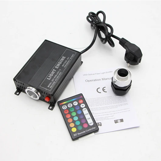 16W Remote Controller RGB Color Changing LED Fiber optic light Star Ceiling Kit Lights