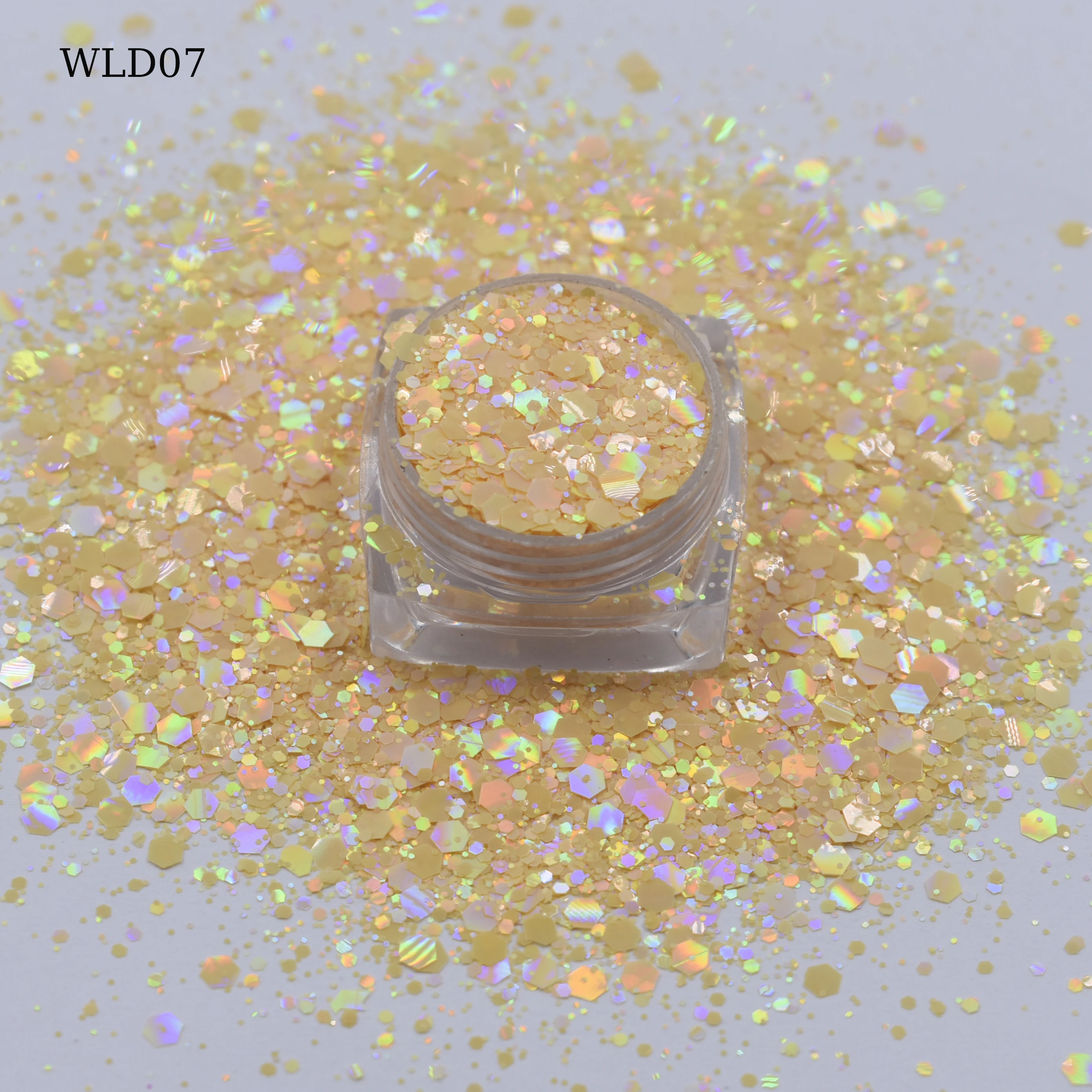 Series Mixed Chunky Holographic Glitter Colors for Art Crafts, Nail Body Face Eye, Epoxy Resin and Slime Tumbler Jewelry Making
