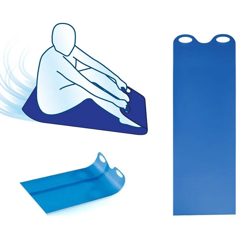 
54 inch Flying Carpet Sled, Lightweight Portable Roll Up Snow Sled Rolling Snow Slider Skiing Board Toy for Children Adult, 