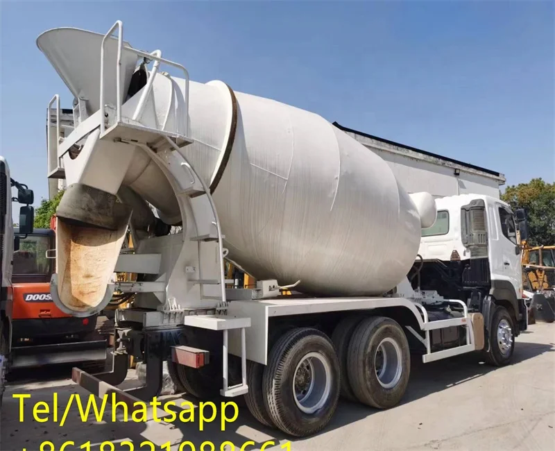 USED Construction Equipment HINO 8M3 Concrete Mixer Truck with reasonable price for hot sale
