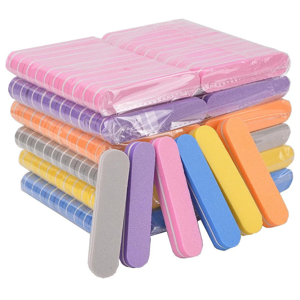 Bview Tool Disposable Mini Colorful Hot Sale EVA Sponge Nail Buffer Block for Professional Nail Buffer