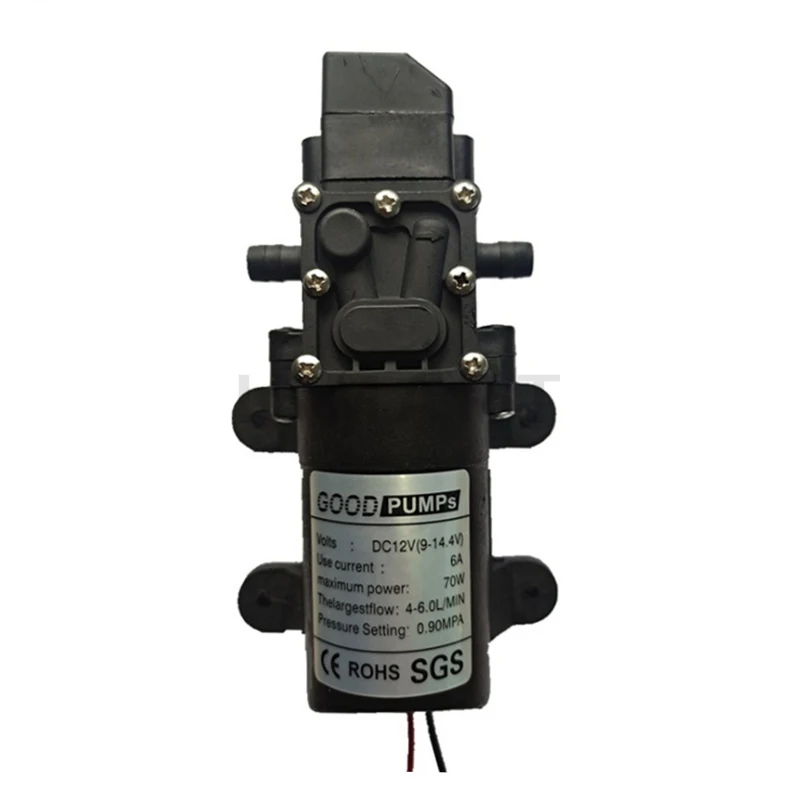 Self Priming Pumps High Pressure Automatic Flow Switch 6L/Min AUTO Diaphragm Water Pump DC 12V 130PSI Small Agricultural