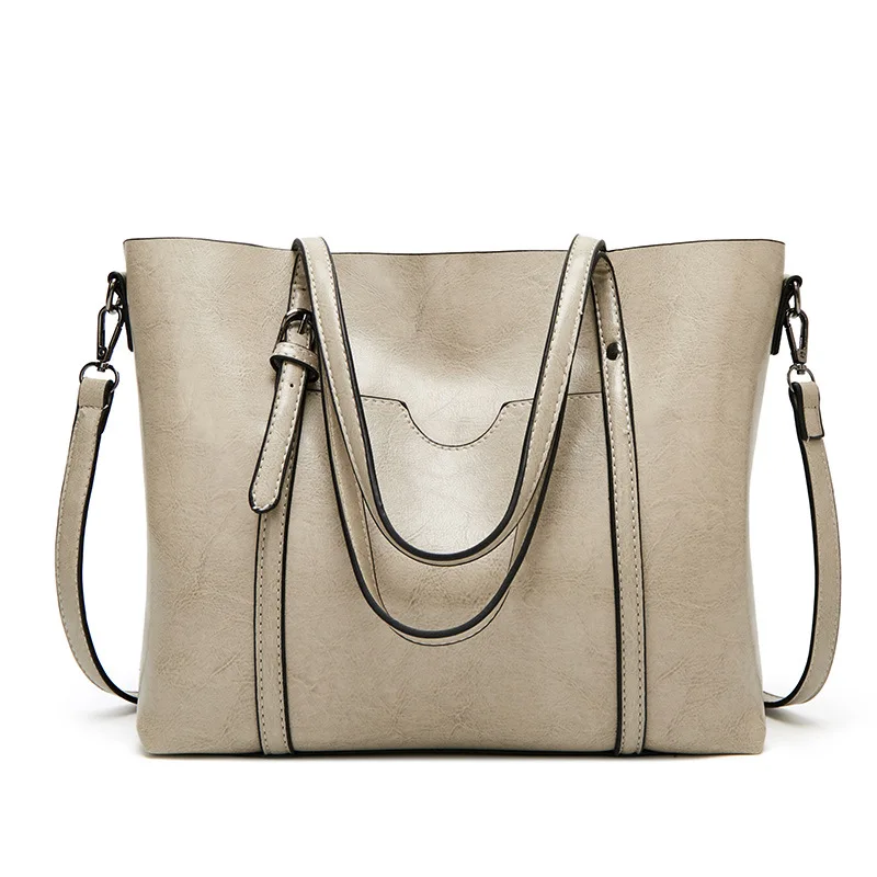 Fashion Elegance Women Shoulder Bag Pu Leather Purse Large big capacity Designer Luxury Vegan Leather Tote Bag Hand Purse