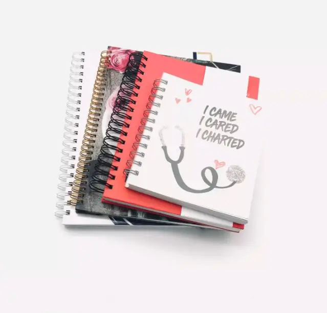 2022 RTS Accept Small Order Luxury Embossed Logo PU Velvet Cover A5 A4 Pink Leather Book With Elastic Journal Printing Custom