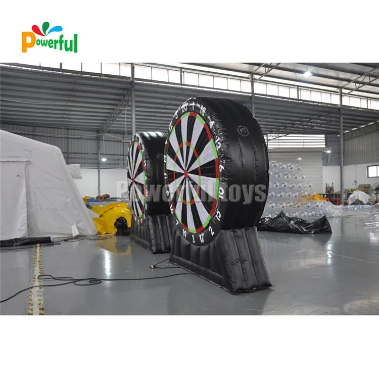 
Round outdoor football shooting sport inflatable soccer dart 