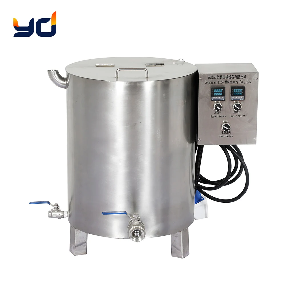 Hot selling TABLETOP stainless steel double layer bucket/heating bucket/wax melting machine