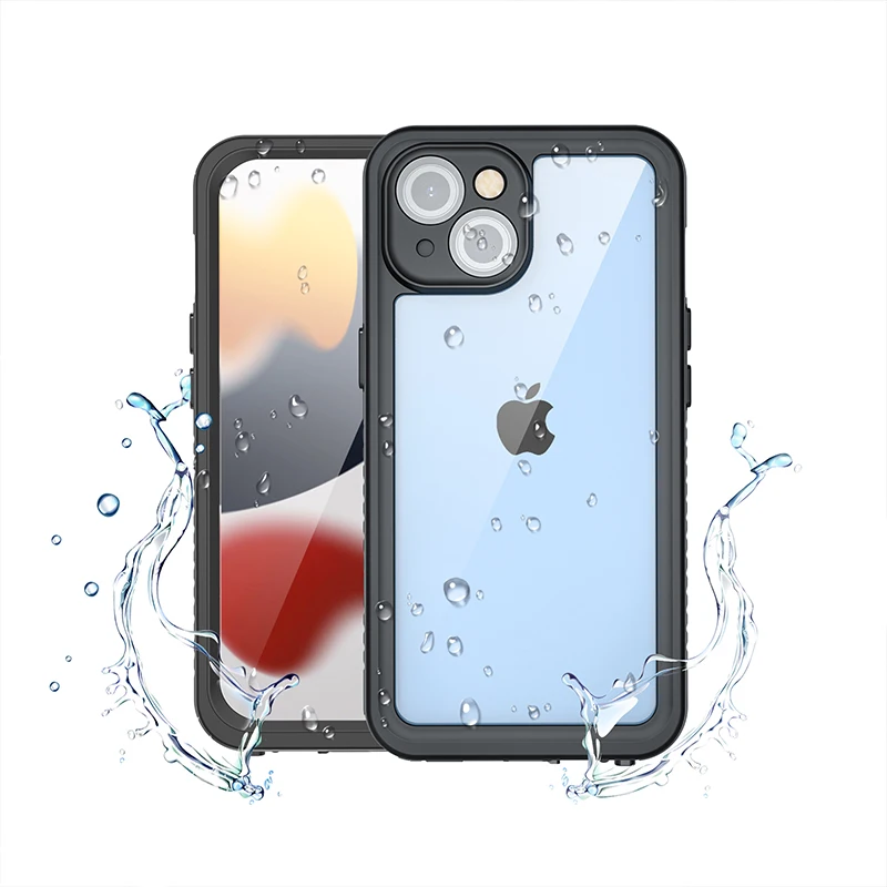 Waterproof Built in Screen Protector Full Protect Body Protective Shockproof Dustproof IP68 Waterproof Case for iPhone 15/15 Pro