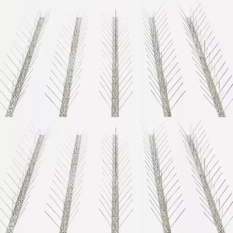 2024 Wholesale of direct sales hot sale pest control bird trap stainless steel thorn metal anti perching bird spikes for birds